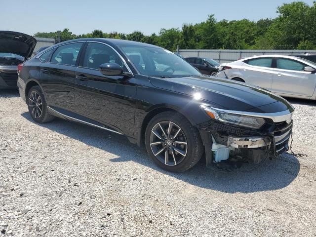 1HGCV1F5XNA000582 - 2022 HONDA ACCORD EXL 黑色 照片 4