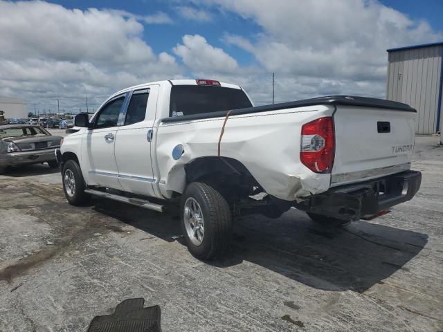 5TFRU5F14EX032067 - 2014 TOYOTA TUNDRA DOUBLE CAB SR/SR5 WHITE photo 2