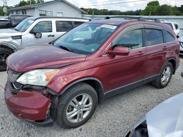 5J6RE4H79BL080640 - 2011 HONDA CR-V EXL MAROON photo 1