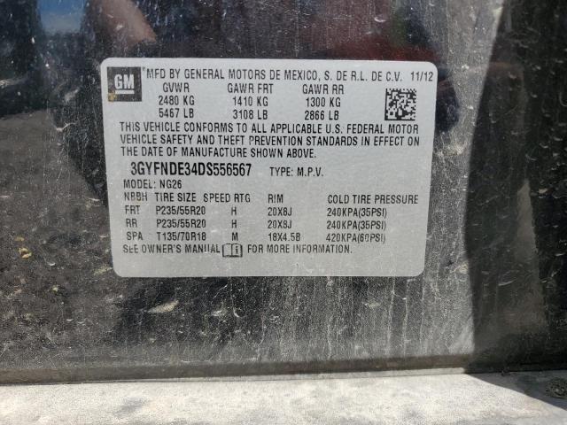 3GYFNDE34DS556567 - 2013 CADILLAC SRX PERFORMANCE COLLECTION Қара фото 13