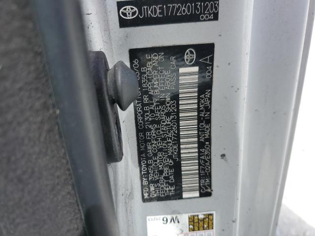 JTKDE177260131203 - 2006 TOYOTA SCION TC Gümüş foto 12
