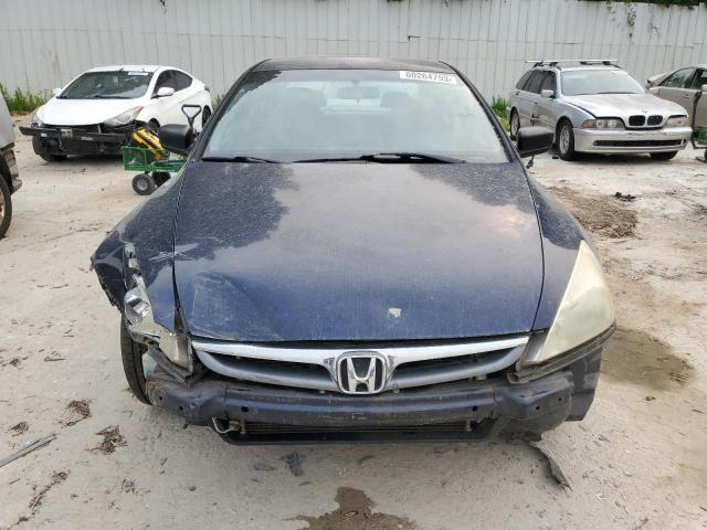 1HGCM56156A014415 - 2006 HONDA ACCORD VALUE BLUE photo 5