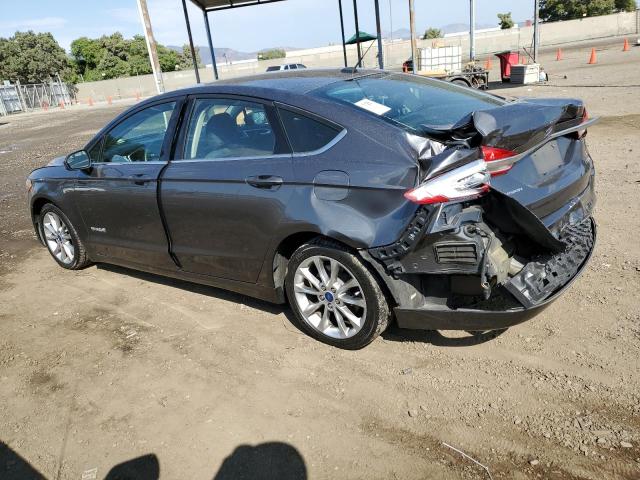 3FA6P0LU3HR129713 - 2017 FORD FUSION SE HYBRID CHARCOAL photo 2