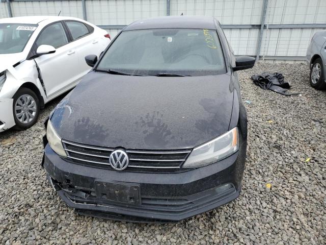 3VWD17AJ5FM333845 - 2015 VOLKSWAGEN JETTA SE BLACK photo 5