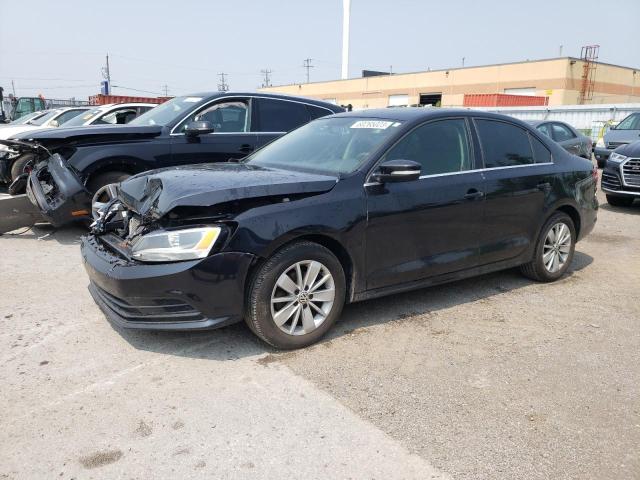 3VW2K7AJ1FM323270 - 2015 VOLKSWAGEN JETTA BASE أسود صورة 1