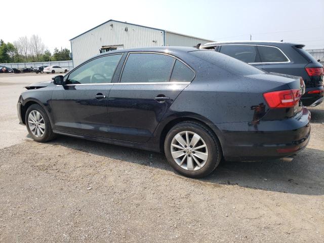 3VW2K7AJ1FM323270 - 2015 VOLKSWAGEN JETTA BASE أسود صورة 2
