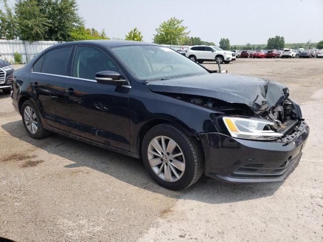 3VW2K7AJ1FM323270 - 2015 VOLKSWAGEN JETTA BASE أسود صورة 4