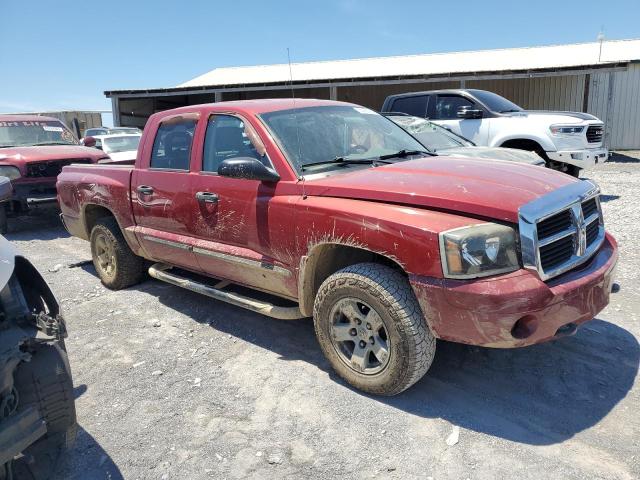 1D7HE48K86S679522 - 2006 DODGE DAKOTA QUAD SLT RED photo 4