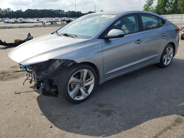 5NPD84LF2HH012327 - 2017 HYUNDAI ELANTRA SE GRAY photo 1