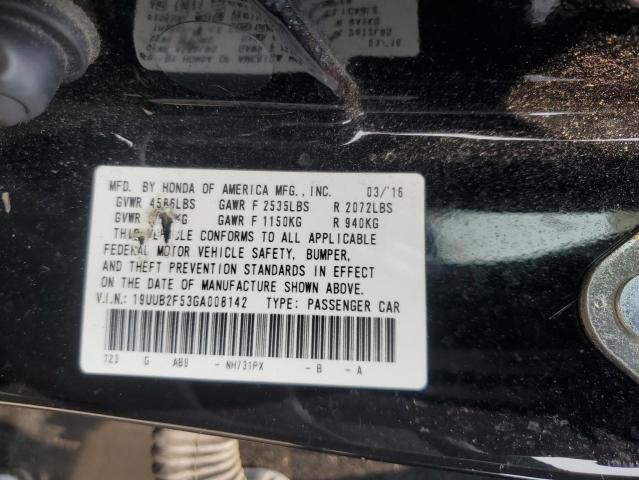 19UUB2F53GA008142 - 2016 ACURA TLX TECH BLACK photo 13