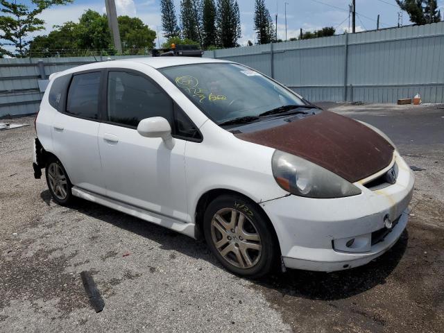 JHMGD38607S001952 - 2007 HONDA FIT S 白色 照片 4