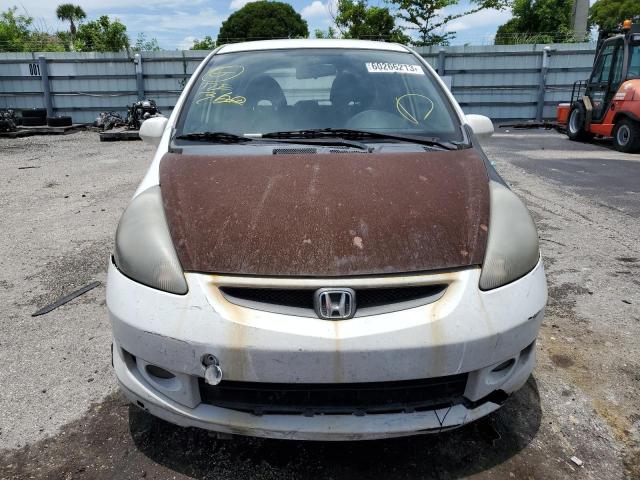JHMGD38607S001952 - 2007 HONDA FIT S 白色 照片 5