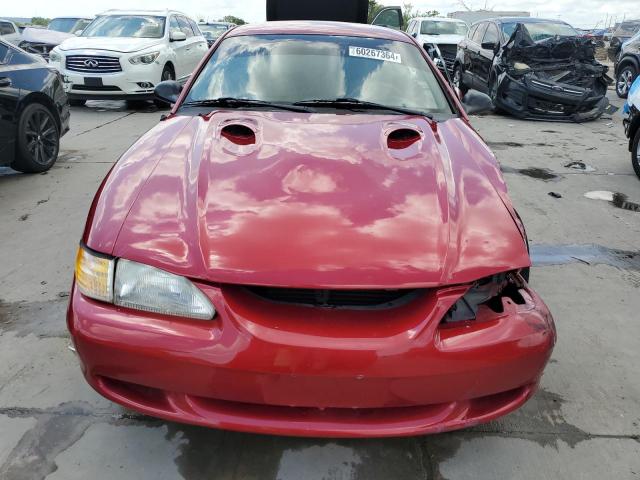 1FALP4049VF130324 - 1997 FORD MUSTANG RED photo 5