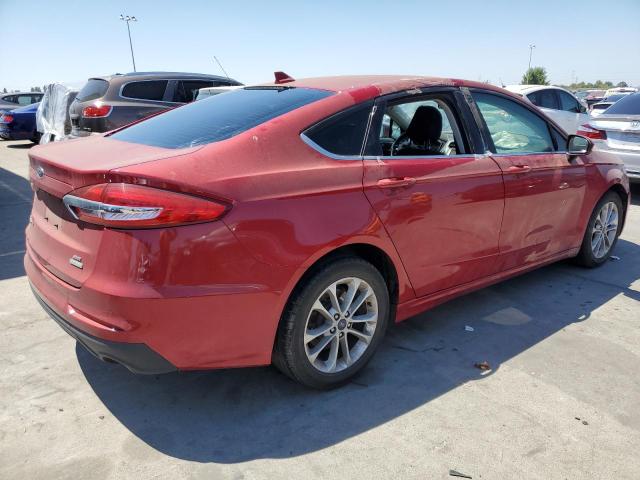 3FA6P0HD8LR127568 - 2020 FORD FUSION SE RED photo 3