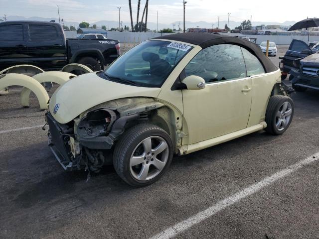 3VWSF31Y06M304770 - 2006 VOLKSWAGEN NEW BEETLE CONVERTIBLE OPTION PACKAGE 2 YELLOW photo 1