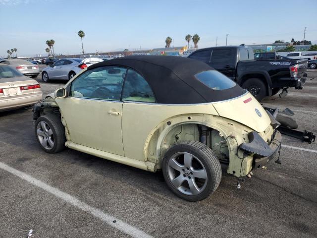 3VWSF31Y06M304770 - 2006 VOLKSWAGEN NEW BEETLE CONVERTIBLE OPTION PACKAGE 2 YELLOW photo 2
