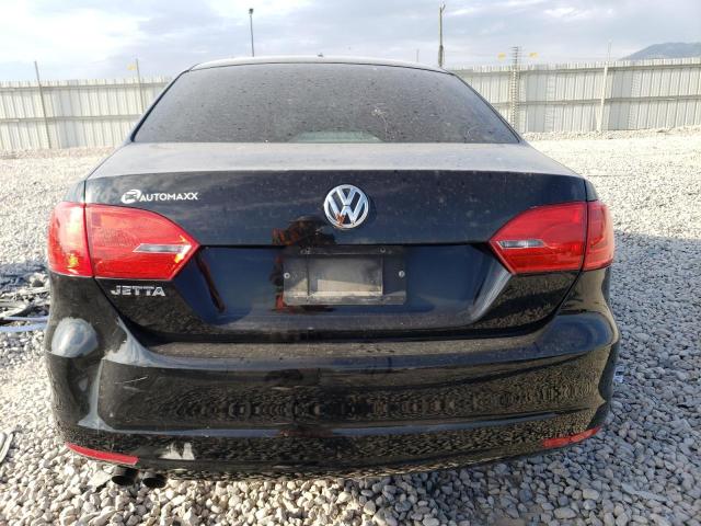 3VW2K7AJ2DM259141 - 2013 VOLKSWAGEN JETTA BASE 黑色 照片 6