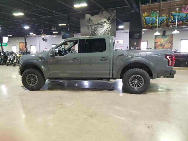 1FTFW1RG2LFA12750 - 2020 FORD F150 RAPTOR GRAY photo 3