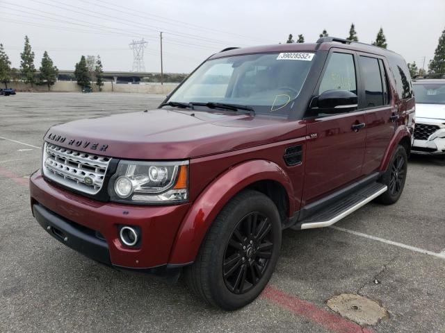 SALAG2V66GA802087 - 2016 LAND ROVER LR4 HSE ბურგუნდია ფოტო 1