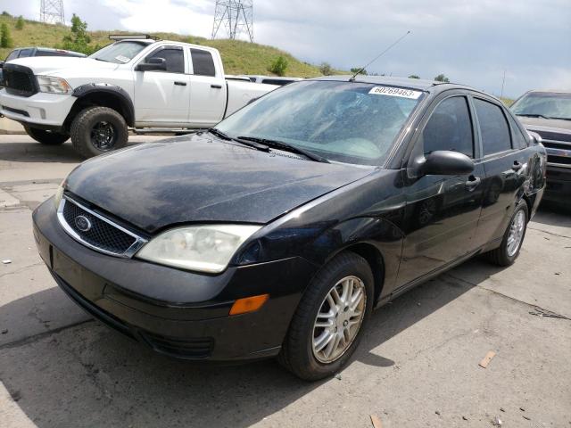 1FAFP34N57W264499 - 2007 FORD FOCUS ZX4 BLACK photo 1