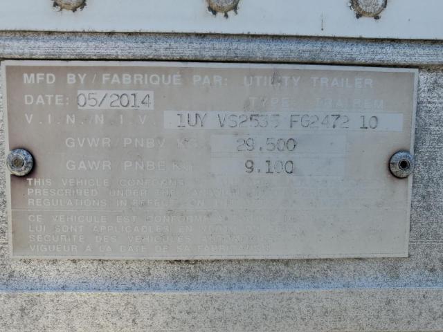 1UYVS2535FG247210 - 2015 UTILITY UNKNOWN WHITE photo 10