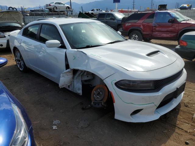 2C3CDXHG6MH523427 - 2021 DODGE CHARGER GT WHITE photo 4