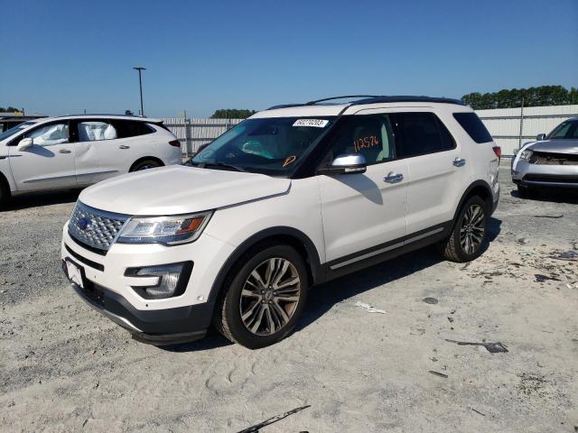 1FM5K8HT7GGC64715 - 2016 FORD EXPLORER PLATINUM WHITE photo 1