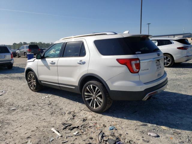 1FM5K8HT7GGC64715 - 2016 FORD EXPLORER PLATINUM WHITE photo 2