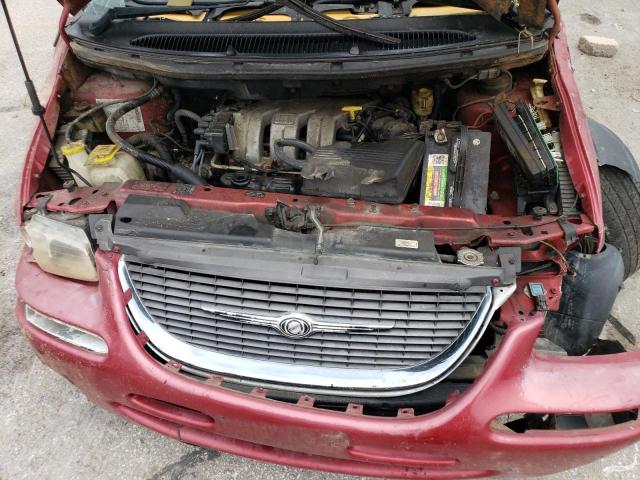 1C4GP44G1YB735594 - 2000 CHRYSLER TOWN & COU LX RED photo 11