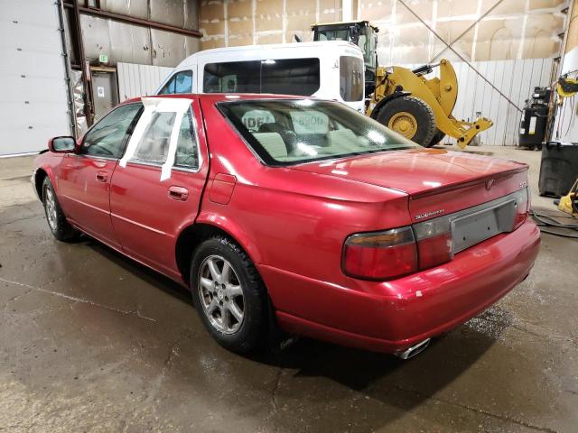 1G6KY5490WU932243 - 1998 CADILLAC SEVILLE STS BURGUNDY photo 2