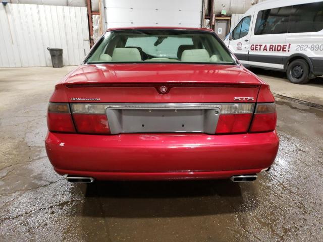 1G6KY5490WU932243 - 1998 CADILLAC SEVILLE STS BURGUNDY photo 6