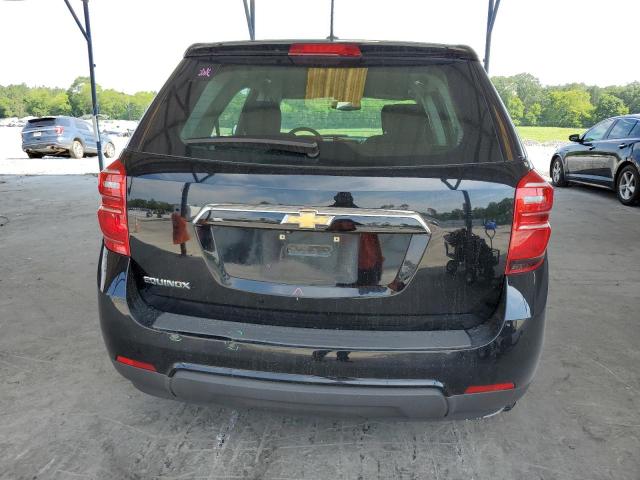 2GNALBEK2H1610538 - 2017 CHEVROLET EQUINOX LS BLACK photo 6