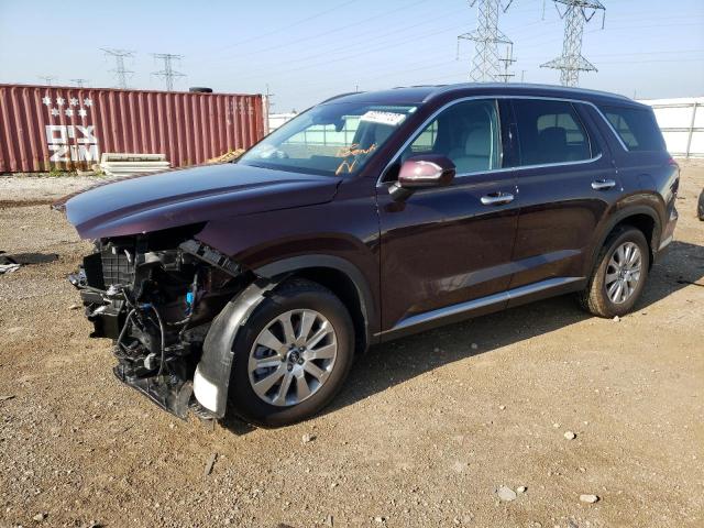 KM8R2DGE5PU572349 - 2023 HYUNDAI PALISADE SEL MAROON photo 1