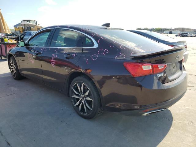 1G1ZG5ST8LF024239 - 2020 CHEVROLET MALIBU RS BURGUNDY photo 2