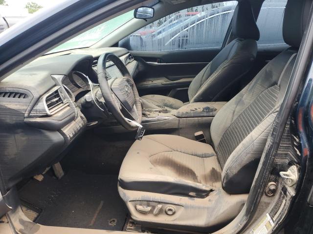 4T1B11HK8KU810145 - 2019 TOYOTA CAMRY L BLUE photo 7