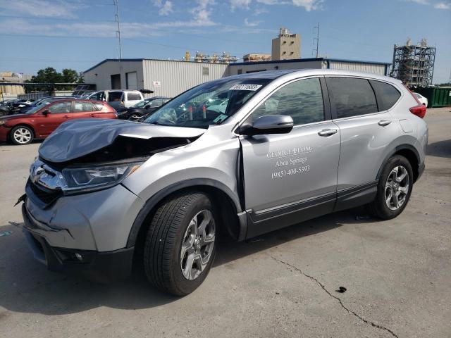 7FARW1H85HE006108 - 2017 HONDA CR-V EXL GRAY photo 1