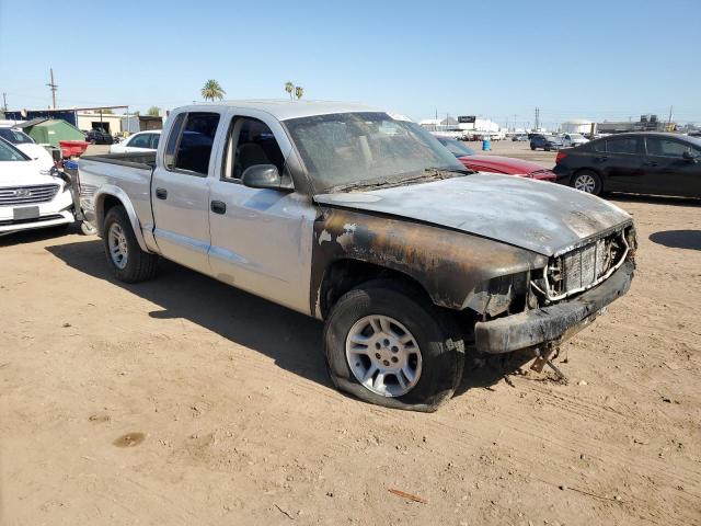 1D7HL38N23S137015 - 2003 DODGE DAKOTA QUAD SPORT SILVER photo 4