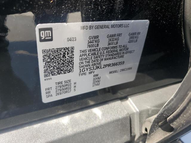 1GYS3JKL2PR366359 - 2023 CADILLAC ESCALADE ESV LUXURY 黑色 照片 13