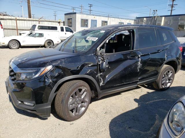 5FNYF8H57PB008026 - 2023 HONDA PASSPORT EXL BLACK photo 1