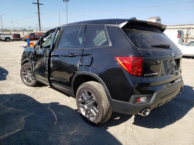 5FNYF8H57PB008026 - 2023 HONDA PASSPORT EXL BLACK photo 2