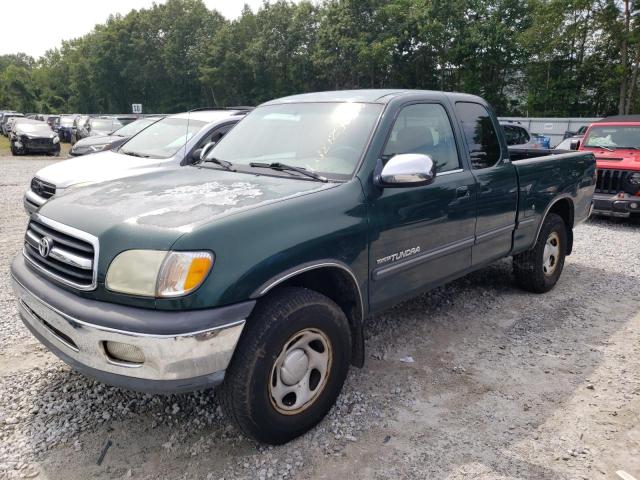 5TBRN34112S323530 - 2002 TOYOTA TUNDRA ACCESS CAB SR5 GREEN photo 1