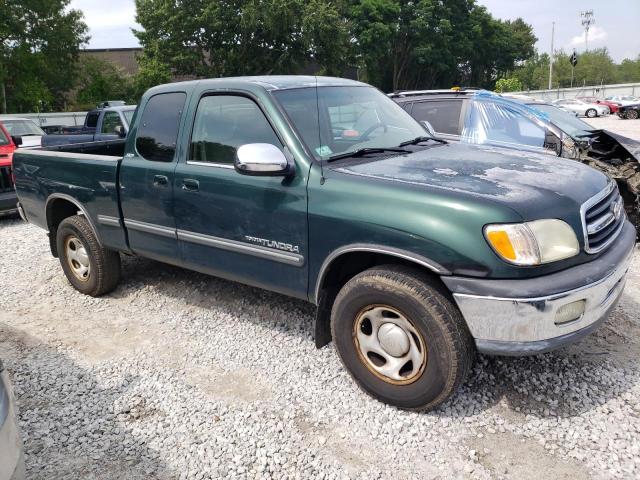 5TBRN34112S323530 - 2002 TOYOTA TUNDRA ACCESS CAB SR5 GREEN photo 4