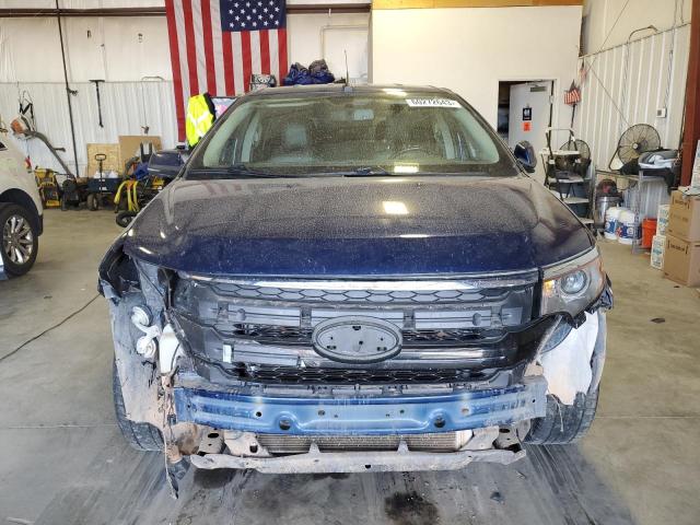 2FMDK4AK1CBA12658 - 2012 FORD EDGE SPORT BLUE photo 5