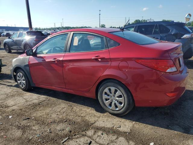 KMHCT4AE0HU307562 - 2017 HYUNDAI ACCENT SE RED photo 2