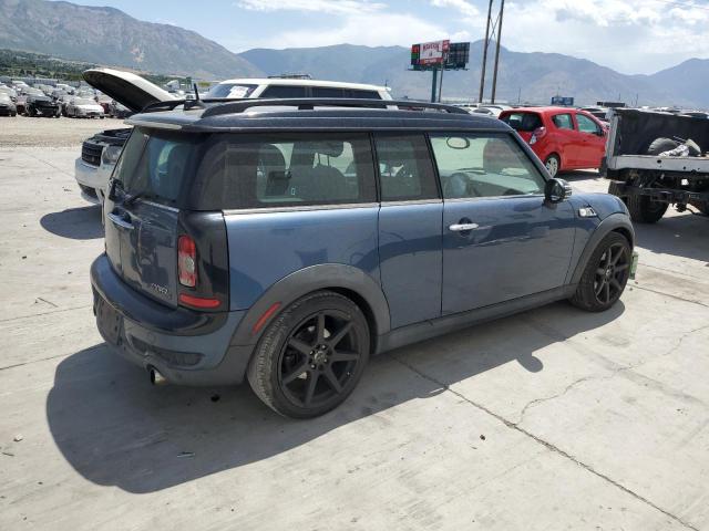 WMWMM33559TP73988 - 2009 MINI COOPER S CLUBMAN BLUE photo 3