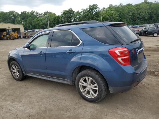 2GNFLFEK5H6208383 - 2017 CHEVROLET EQUINOX LT BLUE photo 2