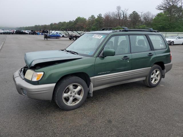 JF1SF65532H724693 - 2002 SUBARU FORESTER S GREEN photo 1