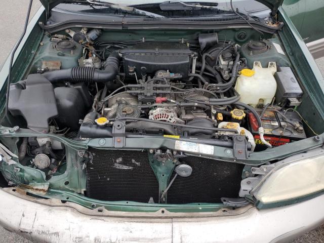 JF1SF65532H724693 - 2002 SUBARU FORESTER S GREEN photo 12