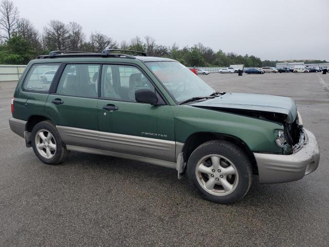 JF1SF65532H724693 - 2002 SUBARU FORESTER S GREEN photo 4