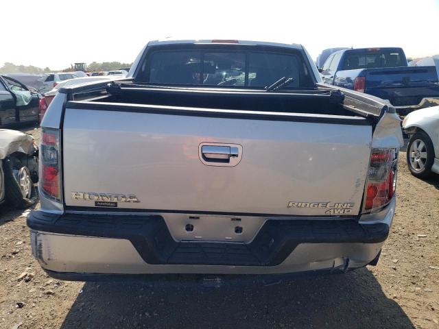 5FPYK1F4XDB016444 - 2013 HONDA RIDGELINE RTS SILVER photo 6